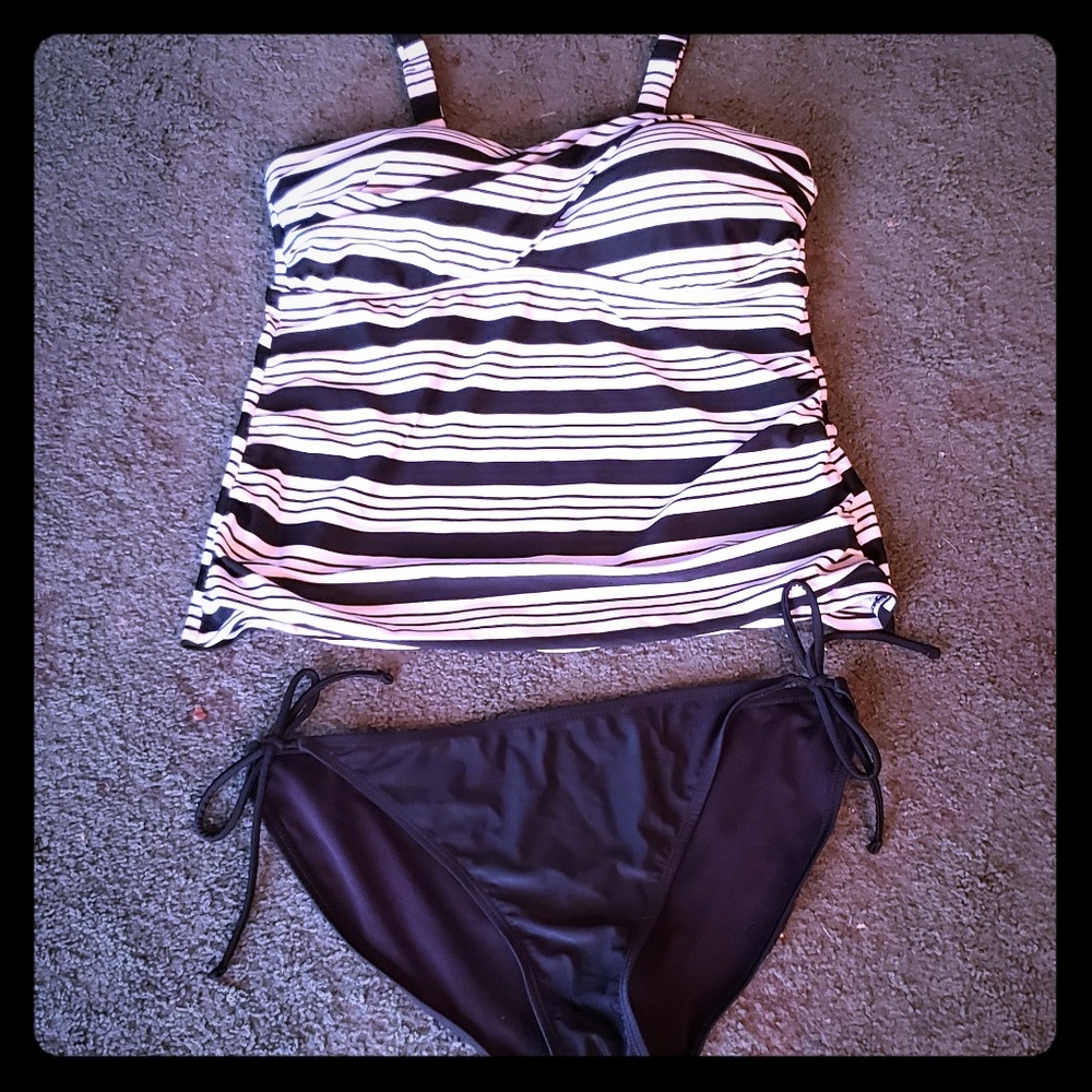 Convertible Tankini and bottoms